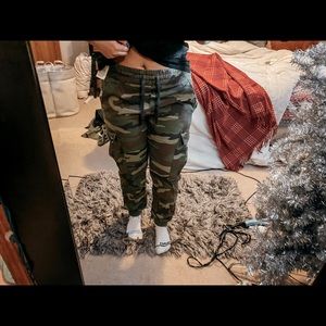 Camo utility pants